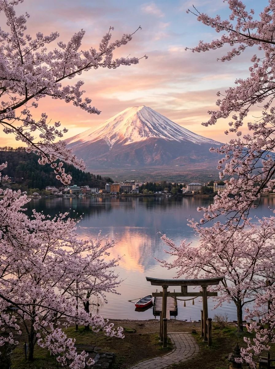 Mount Fuji — metal poster printed in Dubai