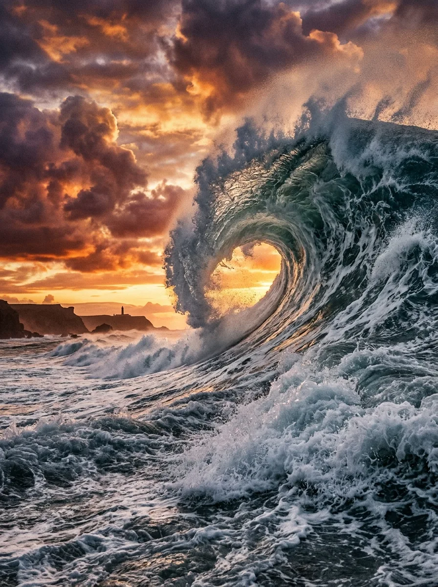 Open Ocean — metal poster printed in Dubai