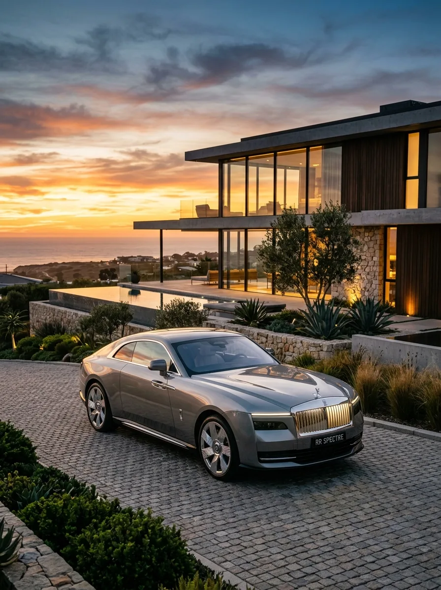 Rolls-Royce Spectre — metal poster printed in Dubai