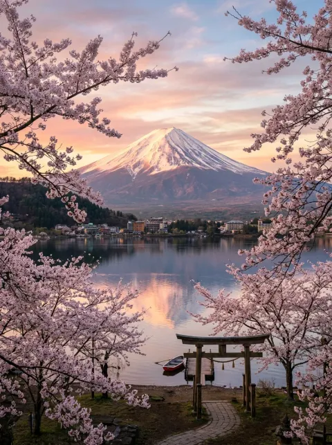 Mount Fuji — metal poster printed in Dubai