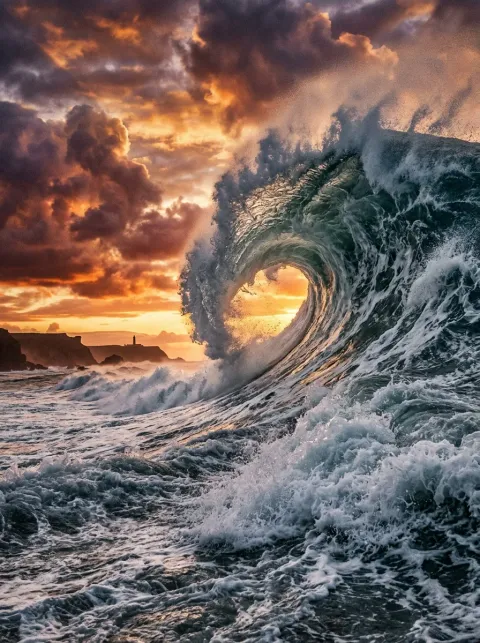 Open Ocean — metal poster printed in Dubai